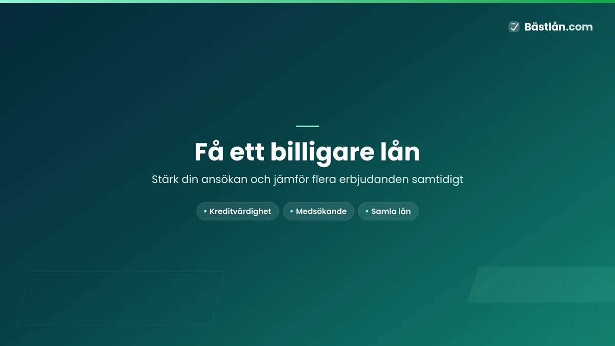 Hur får man ett billigt lån