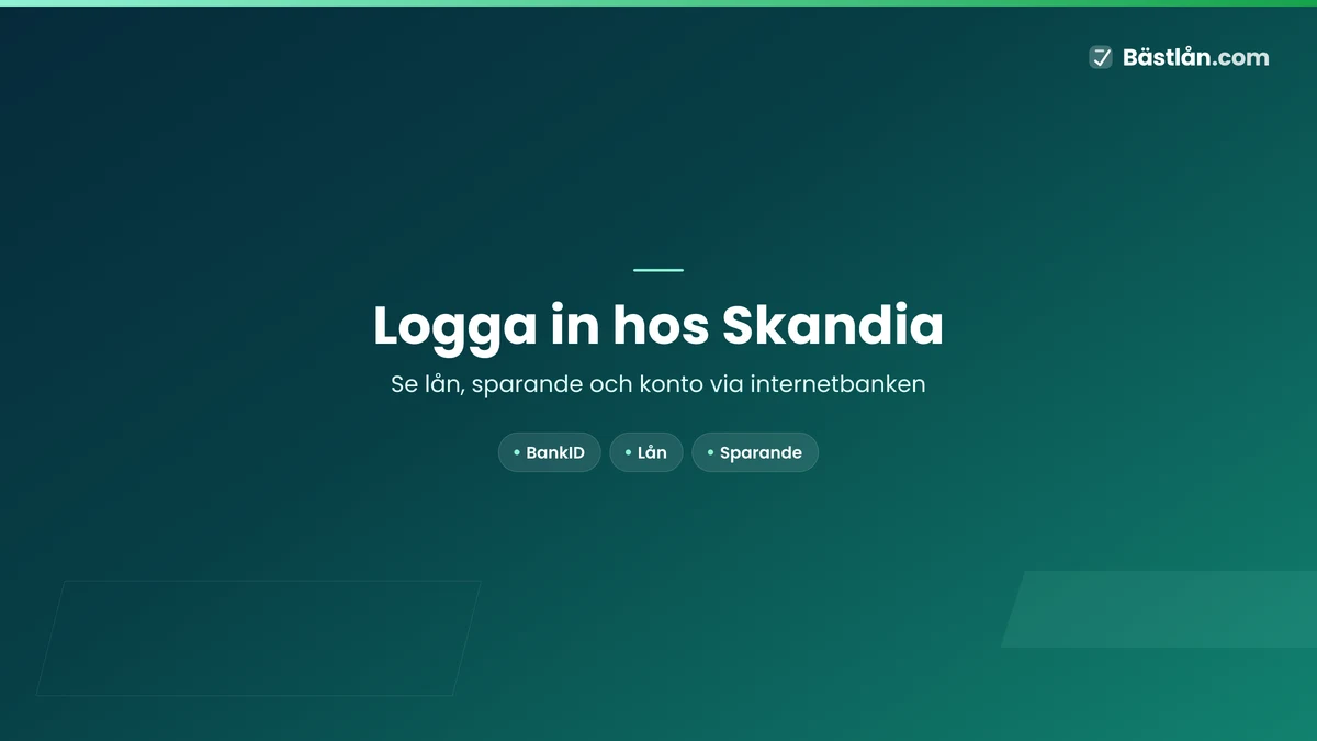Logga in hos Skandia